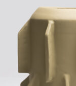 Vase Brut Edge B Vert Olive – Image 2