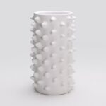 Vase Barbaricos Prickle I B Blanc