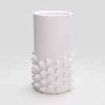 Vase Barbaricos Prickle II B Blanc