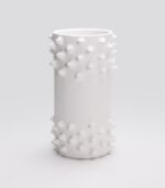 Vase Barbaricos Prickle III B Blanc