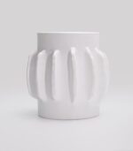 Vase Brut Archy II C Blanc