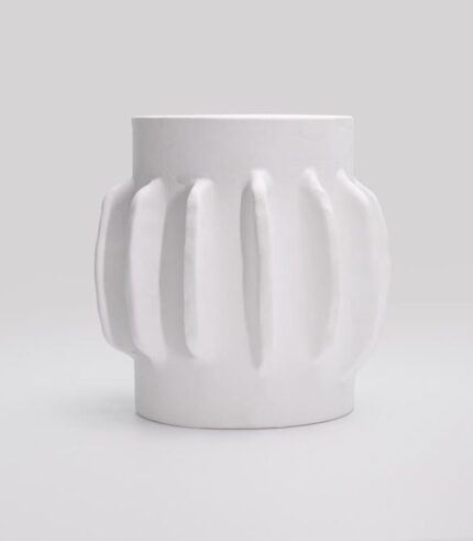 Vase Brut Archy II C Blanc