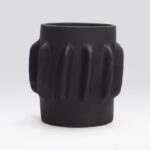 Vase Brut Archy II C Noir