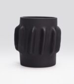 Vase Brut Archy II C Noir