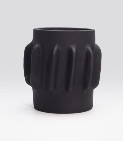 Vase Brut Archy II C Noir