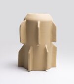 Vase Brut Edge B Beige