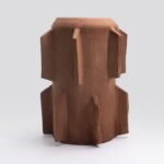 Vase Brut Edge B Terracotta