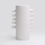 Vase Brut Parallel B Blanc