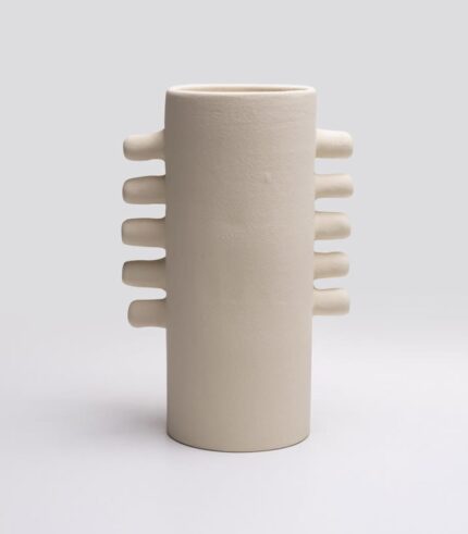 Vase Brut Parallel B Ivoire