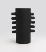 Vase Brut Parallel B Noir
