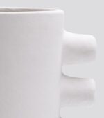 Vase Brut Parallel C Blanc – Image 2