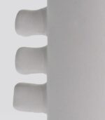 Vase Brut Parallel C Blanc – Image 3