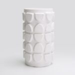 Vase Brut Patch B Blanc