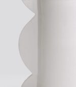 Vase Geom Cut III B Blanc – Image 2