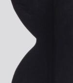 Vase Geom Cut III B Noir – Image 2