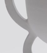 Vase Geom Glory B Blanc – Image 2