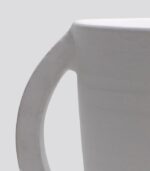Vase Geom Glory B Blanc – Image 3