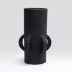 Vase Geom Strap B Noir