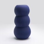 Vase Pure Bubble II B Bleu Nuit