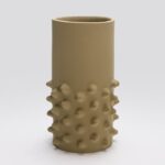 Vase Barbaricos Prickle II B Brun Vert