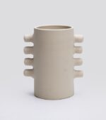 Vase Brut Parallel C Ivoire