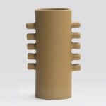 Vase Brut Parallel B Brun Vert